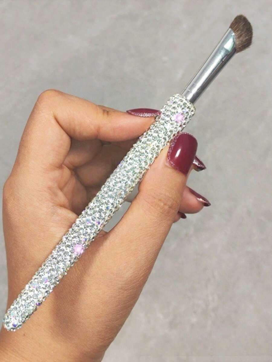 High-Quality Rhinestone Crescent Nose Contour Brush, Concealer Shading Makeup Brush For Nose Sculpting And Shading,Foundation Brush,Concealer Brush,Blush Brush,Contour Brush,Blush Brush,Bronzer Brush,Powder Brush,Foundation Brush,Blush Brush,Giveaways