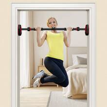 Pull Up Bar Doorway Strength Training Bar Adjustable Pull Up Door Frame Portable Gym Equipment Home Fitness Equipment - Black - View 6