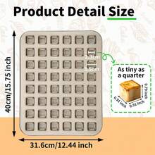 6/12/48 方形吐司面包模具，烘焙蛋糕模具，不粘涂层烘焙工具 - 金色 - 查看 9