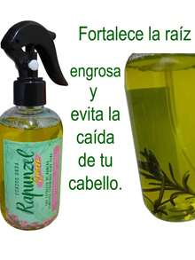 Tónico Seda Capilar Rapunzel keratina Anti Caída Romero Aloe Transforma tu rutina de cuidado capilar con el Tónico Seda Capilar Rapunzel Romero Aloe Keratina Ceramidas, 250ml - Verde - Ver 1