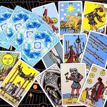 78 cartas Baraja de Tarot Smith-Waite con mariposas azules, juego de adivinación - Multicolor - Ver 5