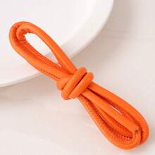 beadia 1m/Pack PU Solid Color Leather Cord, 6mm Thick Round Rope - Suitable For Jewelry Making, Crafts, Sewing, Weaving, Knitting - Durable And Easy To Use Synthetic Faux Leather Cord, Applicable For Various Projects, Sewing Supplies, Crafts, Decorative Rope, Smooth Texture, Can Be Used As Knitting Yarn, Ideal For Craft Enthusiasts - Monochrome - View 9