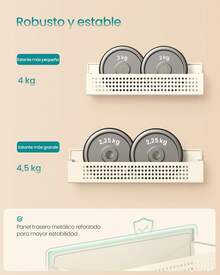 SONGMICS Spice Racks - White - View 3
