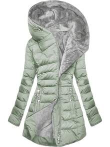 Winter Coats For Women Fleece Lined Warm Puffer Sherpa Jackets Coat With Hood 2025  Thicken Long Puffer Jacket