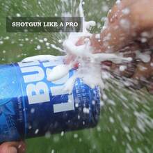 Beer Shotgun Tool Bottle Opener Keychain - 10 Pack - Black - Beer Shotgunning Tool - Great For Parties, Party Favors, Gift, Drinking Accessories