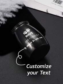 Urnas para Animais de Estimação, Latas para Gatos e Cachorros, Texto e Imagens Personalizáveis, Latas Lacradas, Urnas, Caixas Comemorativas à Prova de Umidade, Latas de Cremação para Animais de Estimação Falecidos, Latas para Animais de Estimação, Estatuetas Manechnico, Latas de Armazenamento Multifuncionais, Latas de Armazenamento de Chá, Latas Lacradas de Porcelana, Uma Bolsa de Armazenamento é Incluída como Brinde