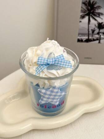 1pc Candle In Tin, Creative Handmade Candle, Romantic Atmosphere Decor, High-End Photoshoot Prop, Suitable For Holidays, Festivals, Valentine's Day, Ramadan, Easter, Mother's Day, Christmas, Halloween, New Year, Commemorative Gifts For Family And Friends