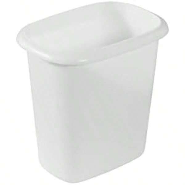 Rubbermaid Vanity Wastebasket, 6-Quart, white(Blanco 1,5 g.)