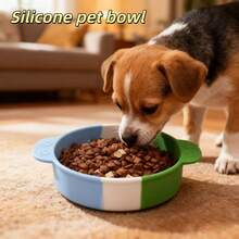 Bát ăn cho chó/mèo chống trượt bằng silicon, chống nuốt, bát ăn chậm - Nhiều màu - Xem 8