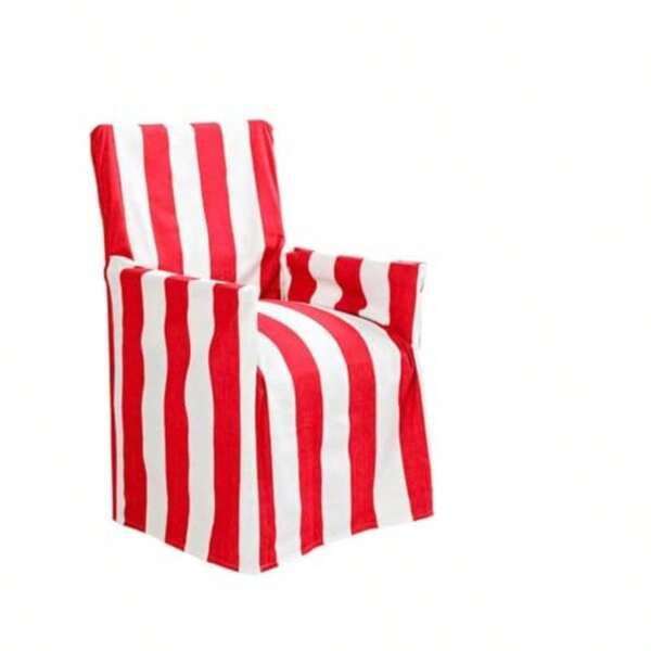 J.Elliot Outdoor Stripe Director Chair Std Cover Red