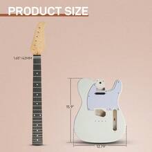 DIY 6 String TL Style Electric Guitar Kits With Mahogany Body - As Pic - View 3