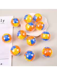 1pc 3D Maze Ball, Maze Ball, Brain-Stimulating Exercise, Logical Thinking Gift - Multicolor - View 6