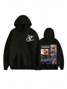 Sabrina Carpenters Short N' Sweet Tour 2025 Cover Hoodie Men's Women Clothing Fashion Gothic Street Hoodies Oversized Sweatshirts Hoodies For Men Black Hoodie For Women Men's Hoodie - 黑色 - 查看 6