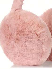 Ultra Soft Plush Earmuffs - Foldable, Warm, Comfortable, Cold-Resistant, Unisex Design For Winter Outdoor Activities, Hand Washable, Winter Accessories | Plush Texture | Construction, Ear Muffs