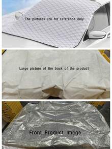 1pc Car Snow Cover, Thick Car Clothing, Sun Protection, Sunshade, Car Windshield, Snow Cover, Antifreeze And Snow Cover