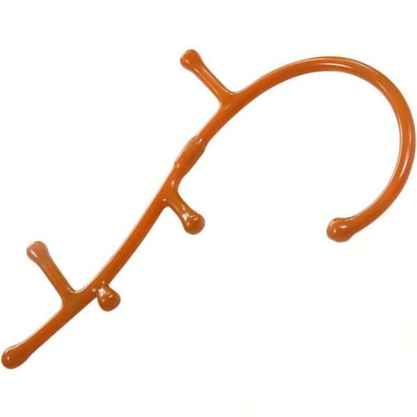 Massage Stick 23 Inch Acupressure Tool For Neck Back And Body Pain Relief Ergonomic Pp Material Self Massage Cane With Detachable Design