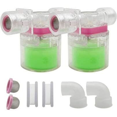 Transparency Water Float Valve, Water Level Control Water Tank Traditional Float Valve Upgrade (1/2" SIDE)