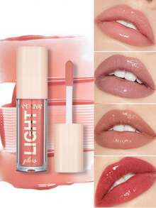 HANDAIYAN Mirrored Glass Moisturizing Lip Gloss Liquid, Shimmery Long-Lasting Hydrating Lip Color, Great Gift For Halloween, Christmas, Autumn/Winter, Fashionable For Women, Makeup, Party, Outdoor Camping