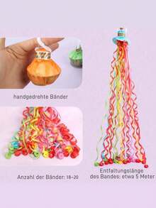 1/3/5pcs Set Party Confetti Bomb, Hand Throw Streamers, New Year Parties, Colorful Confetti, Birthday,Wedding Toss Confetti Ribbons, Celebration Prop For Party/Birthday, Photo Shoot Atmosphere, No Mess Multi-Color Paper Streamer, Hand Throw Confetti Streamers For Birthday, Propose, Engagement, Wedding, Graduation, Bridal Shower Party Favors. - Hand Throwing Streamers - View 9