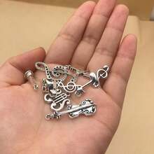Colgante de joyería de liga, accesorios de collar y pulsera, tono de instrumento musical​​Colgante Le Symbol - 10793-1,2 g - Ver 2
