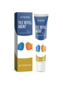 JAYSUING Coulis de carrelage imperméable et anti-taches, remplisseur de coulis de carrelage imperméable et anti-moisissure pour la maison, la cuisine et la salle de bain. Convient pour la cour, la salle de bain et la douche. Excellent cadeau pour la famille et les amis - Multicolore - Voir 5