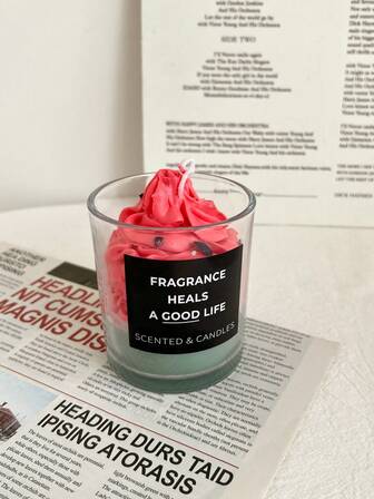 1 pièce bougie dans une boîte en étain, bougie artisanale créative, décoration d'ambiance romantique, accessoire photo haut de gamme, convient pour les vacances, les festivals, la Saint-Valentin, le Ramadan, Pâques, la Fête des Mères, Noël, Halloween, le Nouvel An, cadeaux commémoratifs pour la famille et les amis