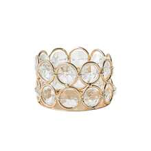 水晶吊灯烛台 - 婚礼宴会餐桌装饰 - 乔迁礼物 - 婚礼餐桌中央装饰烛台 - 斋月装饰烛台 - 节日派对装饰品，斋月装饰展示品（不含蜡烛） - 彩色 - 查看 13