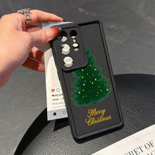 Patrón de Árbol de Navidad Decorado, Funda de Teléfono de Silicona Ligera de Cobertura Completa para Galaxy A14/A15/A16/A23/A25/A26/A33/A34/A35/A36/A53/A54/A55/S22/S23/S24/S25/S22+/S23+/S24+/S25+/S22Ultra/S23Ultra/S24Ultra/S25Ultra/S23FE/S24FE, Regalo Unisex - Colores mixtos - Ver 3