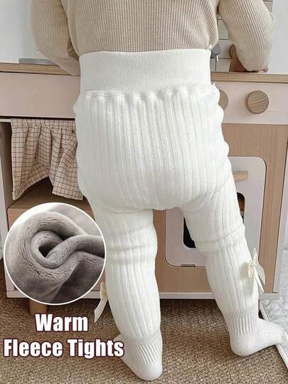 1tems Kids Tights Baby Toddler Leggings Upgrade Your Girl's Winter Wardrobe With These Thickened Tights. Super Warm, Perfect For Outdoor Activities.