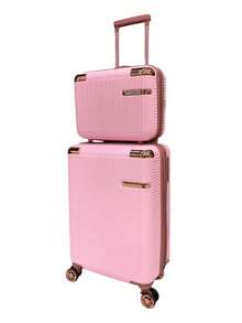 New Model Travel Suitcase With Anti-Theft Zipper! - Rosado Sandía - Ver 1