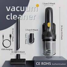 RAF Powerful Wireless Handheld Vacuum Cleaner Set - Lightweight And Portable Design, Strong Suction With High Efficiency, Suitable For Home And Car Use, Christmas New Year'S Day Gift