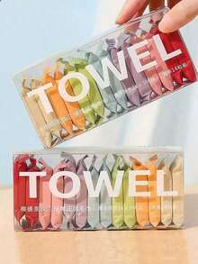 14Pcs/Box Compressed Towels Portable Disposable Mini Compressed Towels Travel Portable Package Face Towel,Travel Non-Woven Facial Towels Water Wipes Outdoor Wet Wipes Candy Towels, Compressed Towels Used Easy To Carry On Business Trips, Clean And Hygienic, Enough For The Whole Family To Use When Traveling On Holidays,Travel, Camping, Hiking, Sport, Beauty Salon,Compressed Small Square Towel Travel Accessories Bathroom Accessories, Bathroom Accessories - Multicolor - View 7
