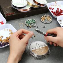 Bare Copper Wire Tarnish Resistant Jewelry Making Wire Gold Plated, 22 Gauge - 0,6mm - Xem 4