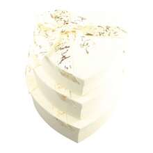 NICE LIFE 3 Stücke Herzförmige Geschenkbox Set mit Schleifenband, elegante dekorative Boxen für Valentinstag, Hochzeiten und besondere Anlässe