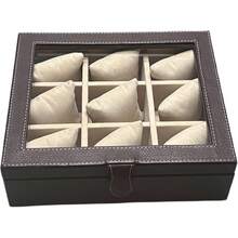 Watch Boxes - 9 Kapalı Kapaklı Saat. Siyah - Görünüm 5
