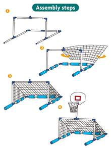 Water Basketball/Soccer Pool Shooting Game Parent-Child Interaction Summer Water Play Toy - Multicolor - View 8