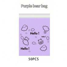 50 件装卫生巾处理袋，女性卫生巾处理袋，用于卫生棉条和卫生巾，个人处理袋自封，个人护理经期袋隐私保护，阻挡异味（粉色紫色） - 彩色 - 查看 17