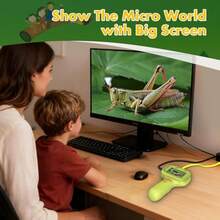 Borescope Camera With Light For Kids | STEM Science Educational Toy For 4 5 6 7 8 9 10 12 Years Old Boys & Girls | Birthday Gift For Outdoor Adventures & Nature Discovery (Yellow) - Green - View 6