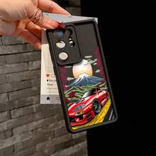 Funda de teléfono deportiva roja, fresca y elegante, con diseño de monte , para Samsung Galaxy S25 S24 S23 S22 S21 S20 FE Ultra Plus 4G 5G, a prueba de golpes, de TPU suave - Colores mixtos - Ver 7