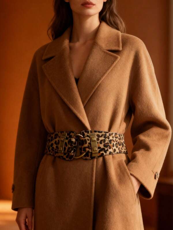 أحزمة نسائية منحنية، هذا الحزام هو إكسسوار متعدد الاستخدامات وأنيق للنساء. يتناسب جيدًا مع الفساتين والمعاطف والسترات والخصر، ويرتدى فوق سرير الصدر الرجعي