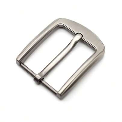 Stylish Men's Belt Buckle - Zinc Alloy Tang Clasp For A Modern Minimalist Look - Durable Fashion Accessory