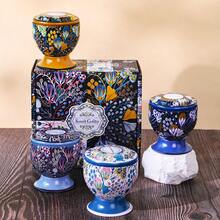 1 件装家用香薰蜡烛套装，女士香薰蜡烛生日礼物套装，4 包 4 盎司 120 小时持久燃烧大豆蜡烛礼品 - 彩色 - 查看 3