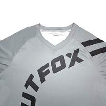 DONUTFOX 2025 Men's Cycling Long Sleeve T-Shirt, Mountain Bike Cycling Jersey, Downhill Cycling Shirt, Mountain Bicycle T-Shirt, Motorcycle Off-Road T-Shirt, Endurance Off-Road T-Shirt - Grey - View 4
