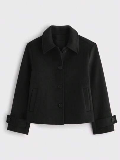 여성 패션 캐주얼 숏 재킷, 유럽 및 미국 스타일