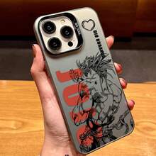 's Bizarre Adventure Phone Case For  17/16/15/14/13 Series, Kira Yoshikage & Bruno  Manga Design, Slim Protective Cover For Anime Otaku &  Fans - Caqui - Ver 10