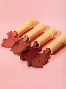 Soft Matte Choco Fun Lipstick With Castor Oil FZ20086 - Fenzza - Kit C/4 - View 4