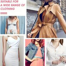 10/20颗可拆卸隐形纽扣，适用于女士衬衫和毛衣 - 金属材质