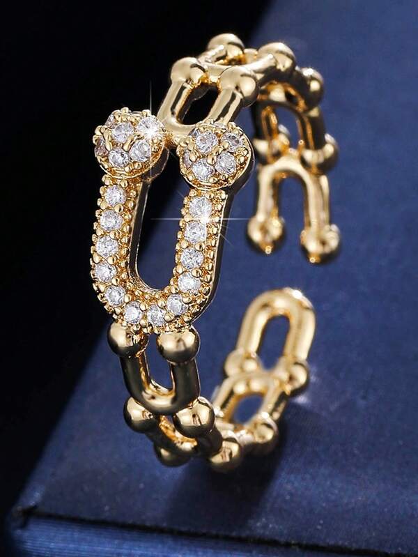 1pc Vintage Elegant Unique Ring, Graceful Quality Ring For Women