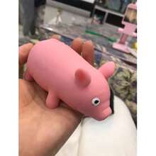 1PCS,Stretch & Squish Pig: Deformable Fidget Toy For Stress Relief For Teens & Adults - Random Color - View 2
