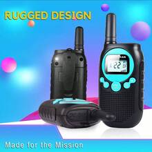 Walkie Talkies recargables para adultos de 5 millas de largo alcance para nios Walkie - talkies 2 unidades de 22 canales 0.5 sin licencia FRS Radio bidireccional con linterna, fcil de usar para - inicial - Ver 5
